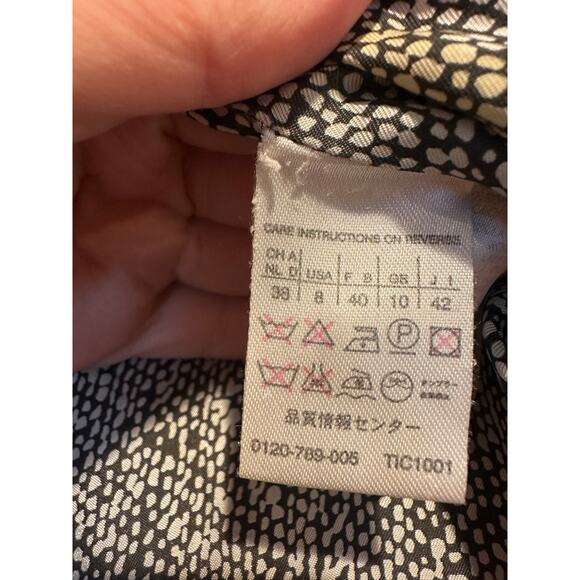 Vintage Max Mara Black Tweed Classic Blazer Jacket Size 8 - Picture 13 of 14